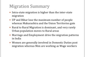 migration summary