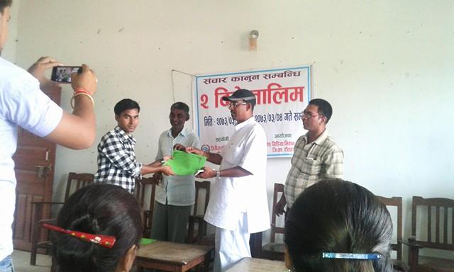 naresh barbariya honored